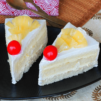 Eggless Pineapple Pastry Recipe by Niru Gupta - NDTV Food